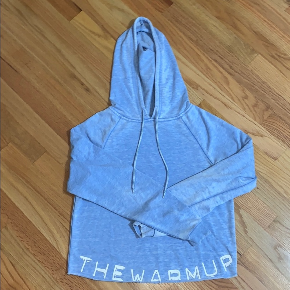 BLUE HOODIE JESSICA SIMPSON THE WARMUP SIZE XS/S